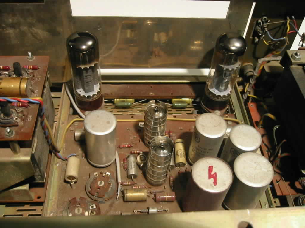 Telefunken V318 V 318 50W EL34 6CA7 EL 34 tube amplifier Rhrenverstrker Endstufe valve tubeamp amplificateur lampes amplificador valvula buizen schaltplan schematic circuit diagram repair